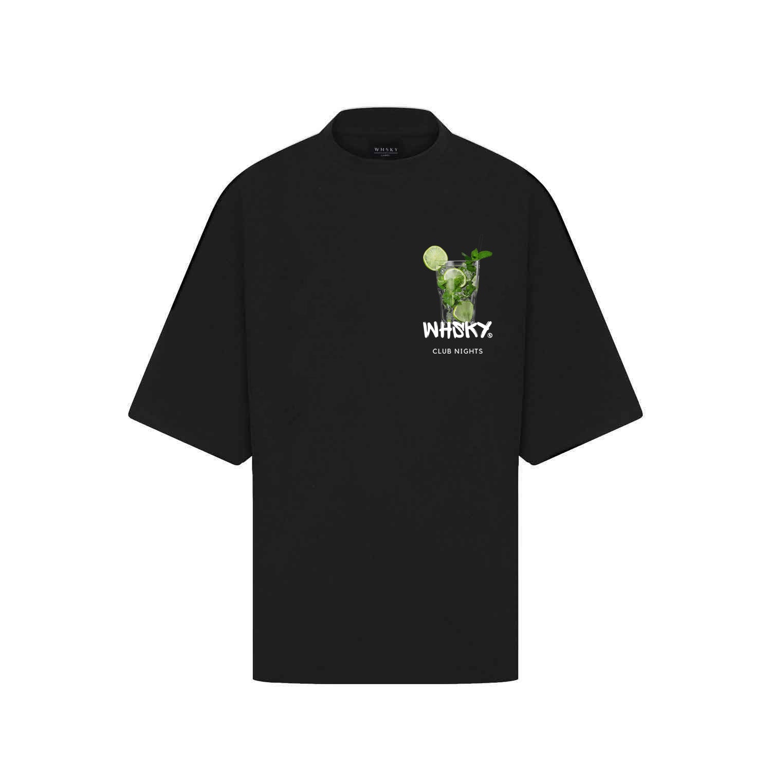 Mojito Club Nights Oversized T-Shirt - Black