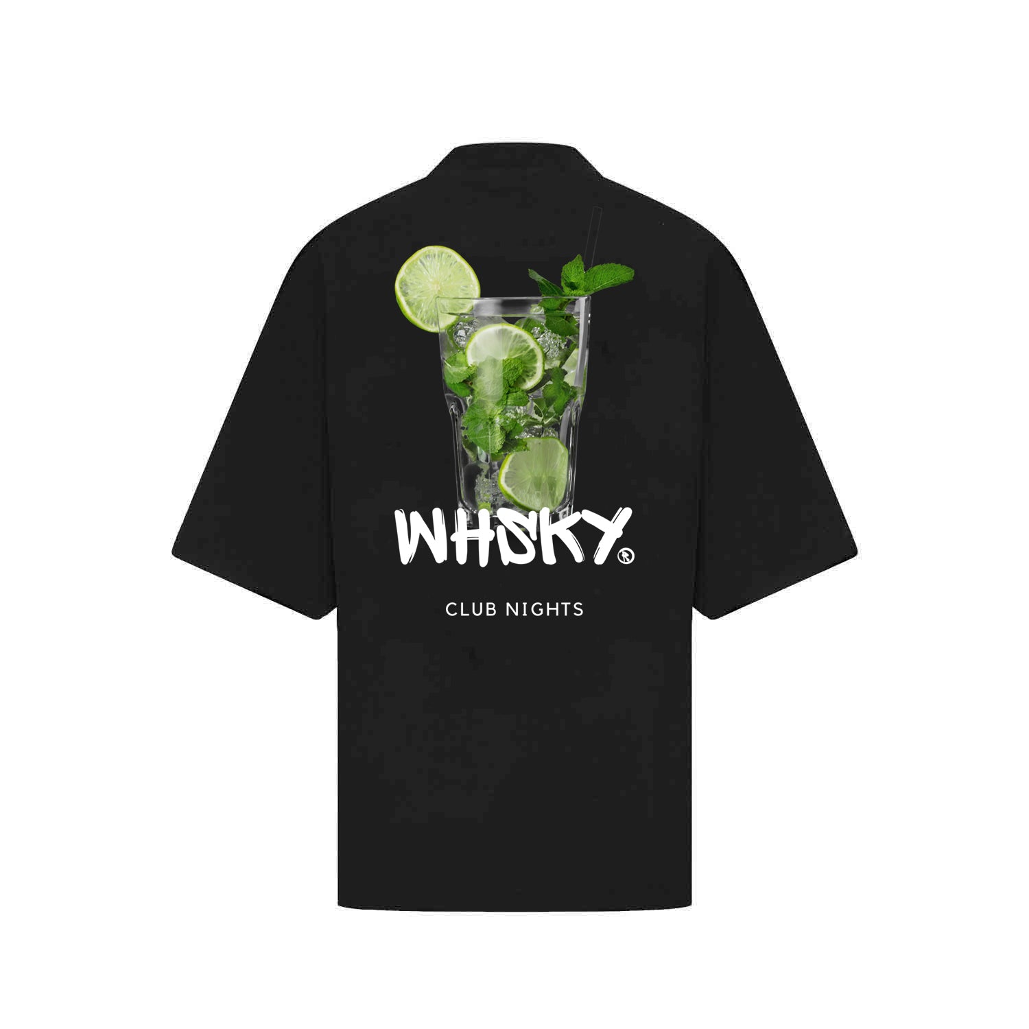 Mojito Club Nights Oversized T-Shirt - Black